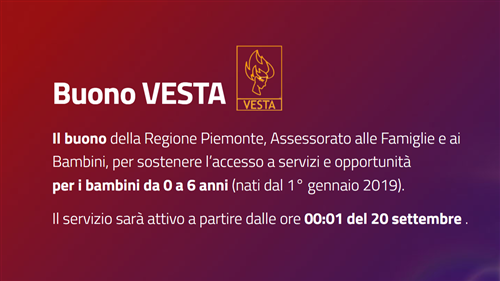 Bonus VESTA per i bambini da 0 a 6 anni (nati dal 1° gennaio 2019).