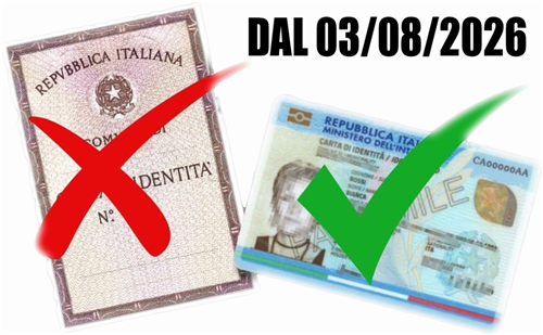 Carte di identità cartacee – novità